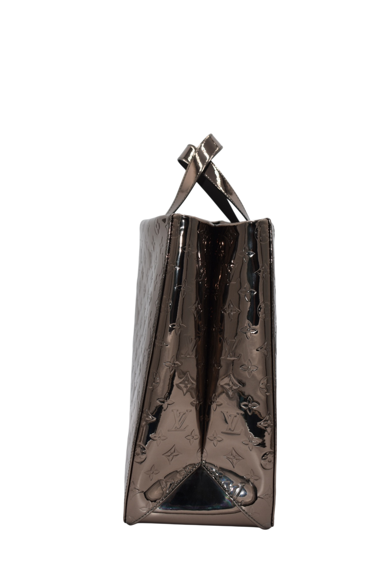 Shopper Tote Metallic Silver MM