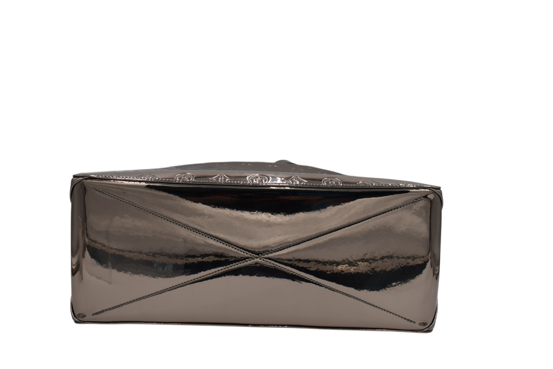 Shopper Tote Metallic Silver MM