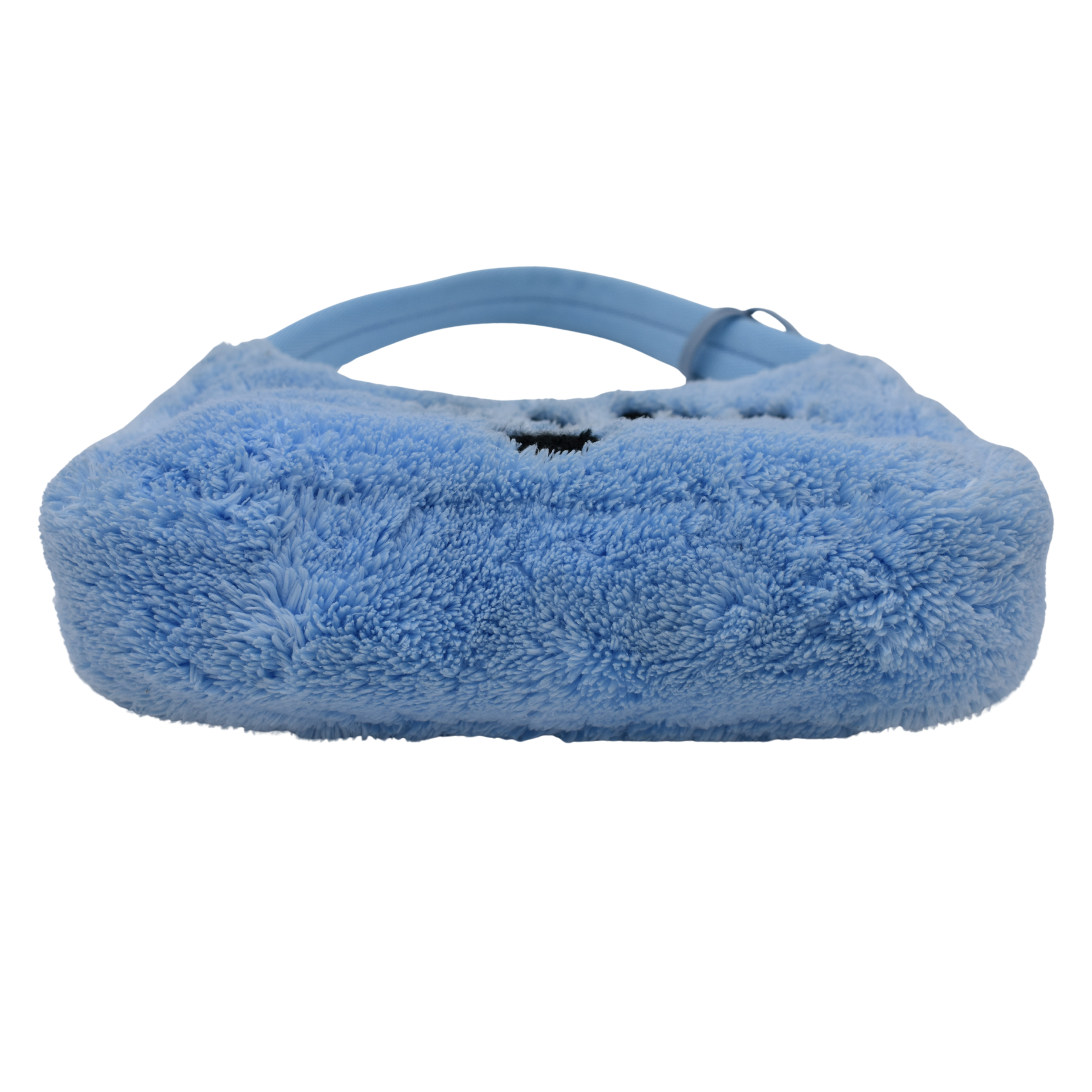 Re-Edition Terry Cloth Mini Blue Shoulder Bag