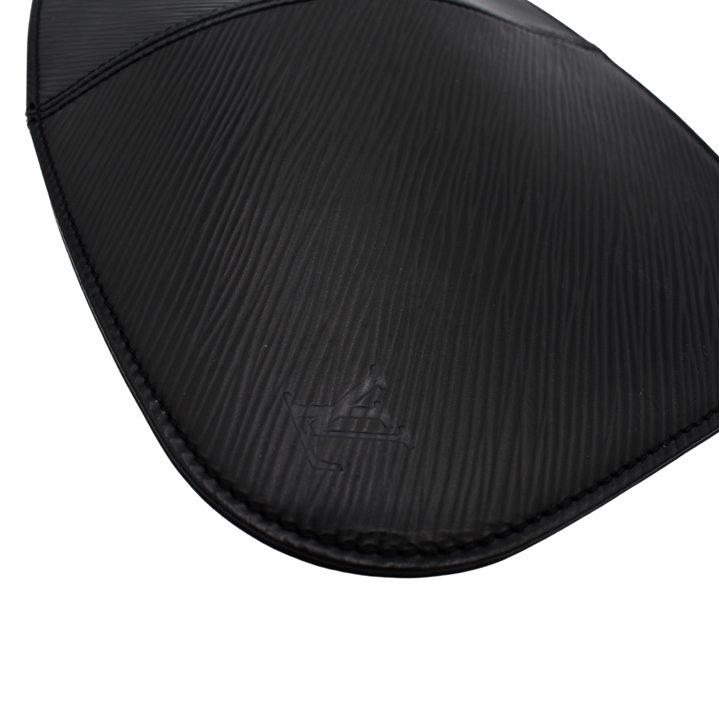 Black Epi Demi Lune Shoulder Bag