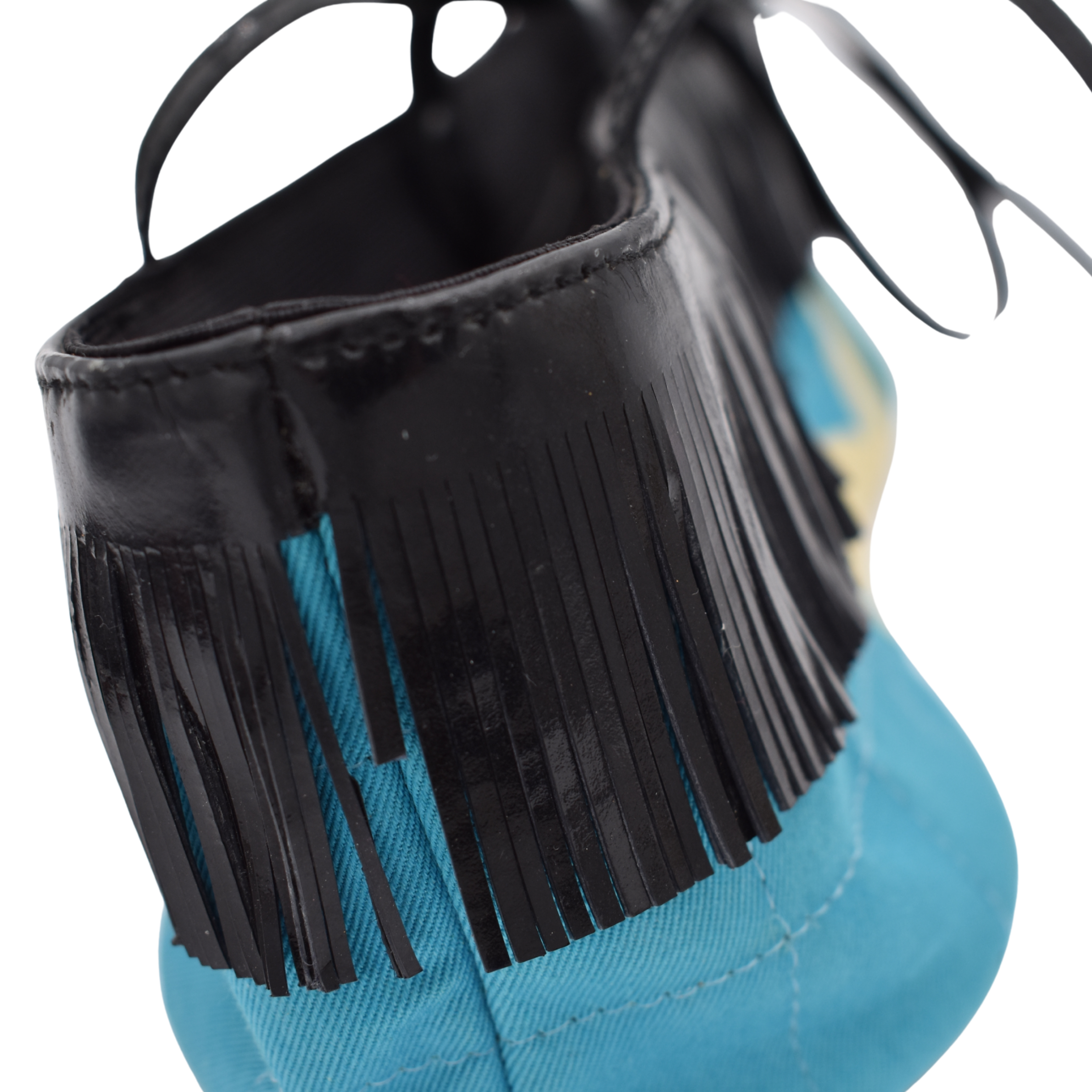 Mini Quilted Canvas Fringe Bag