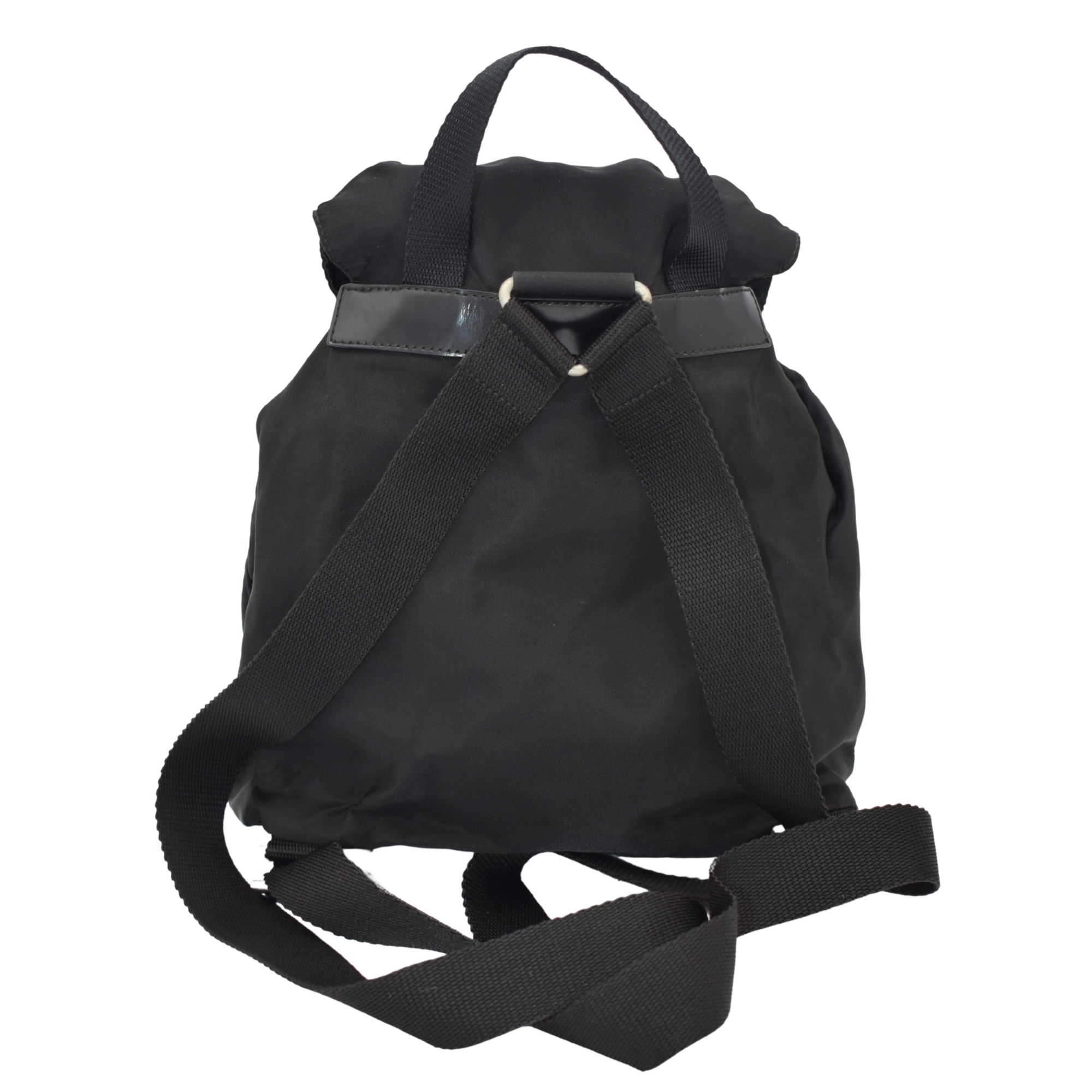 Black Nylon Backpack
