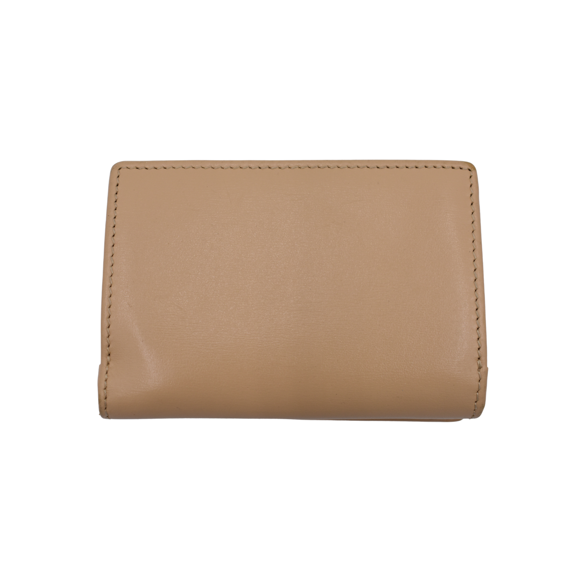 Beige Leather Horsebit 1955 Compact Wallet