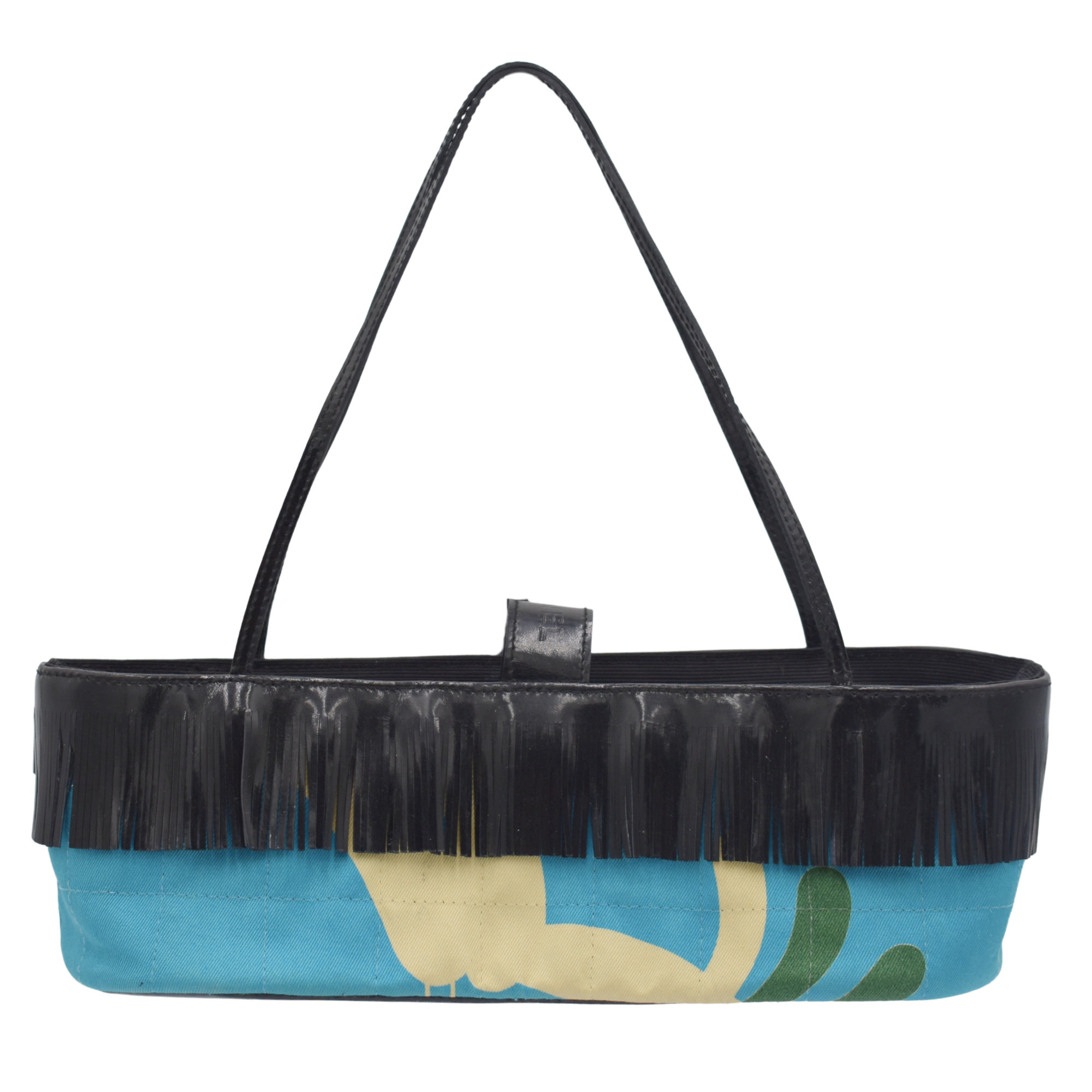 Mini Quilted Canvas Fringe Bag