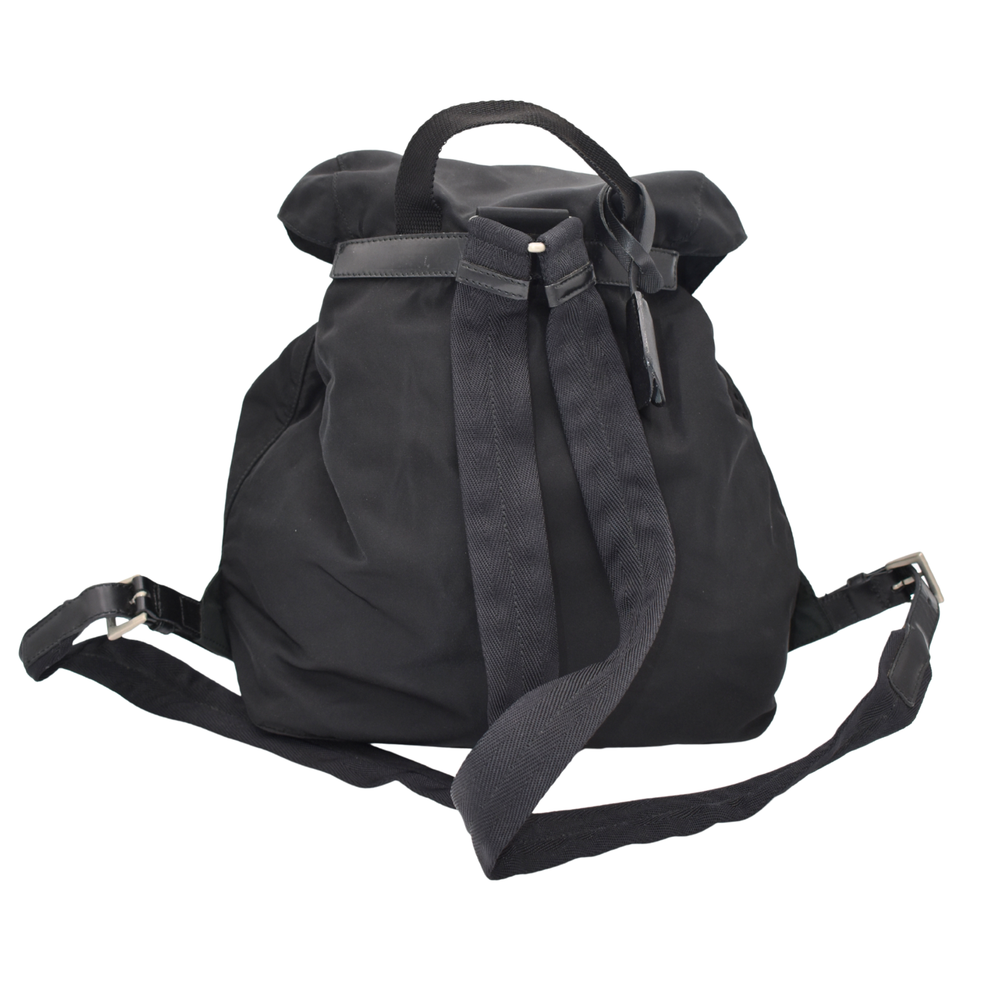Black Nylon Backpack