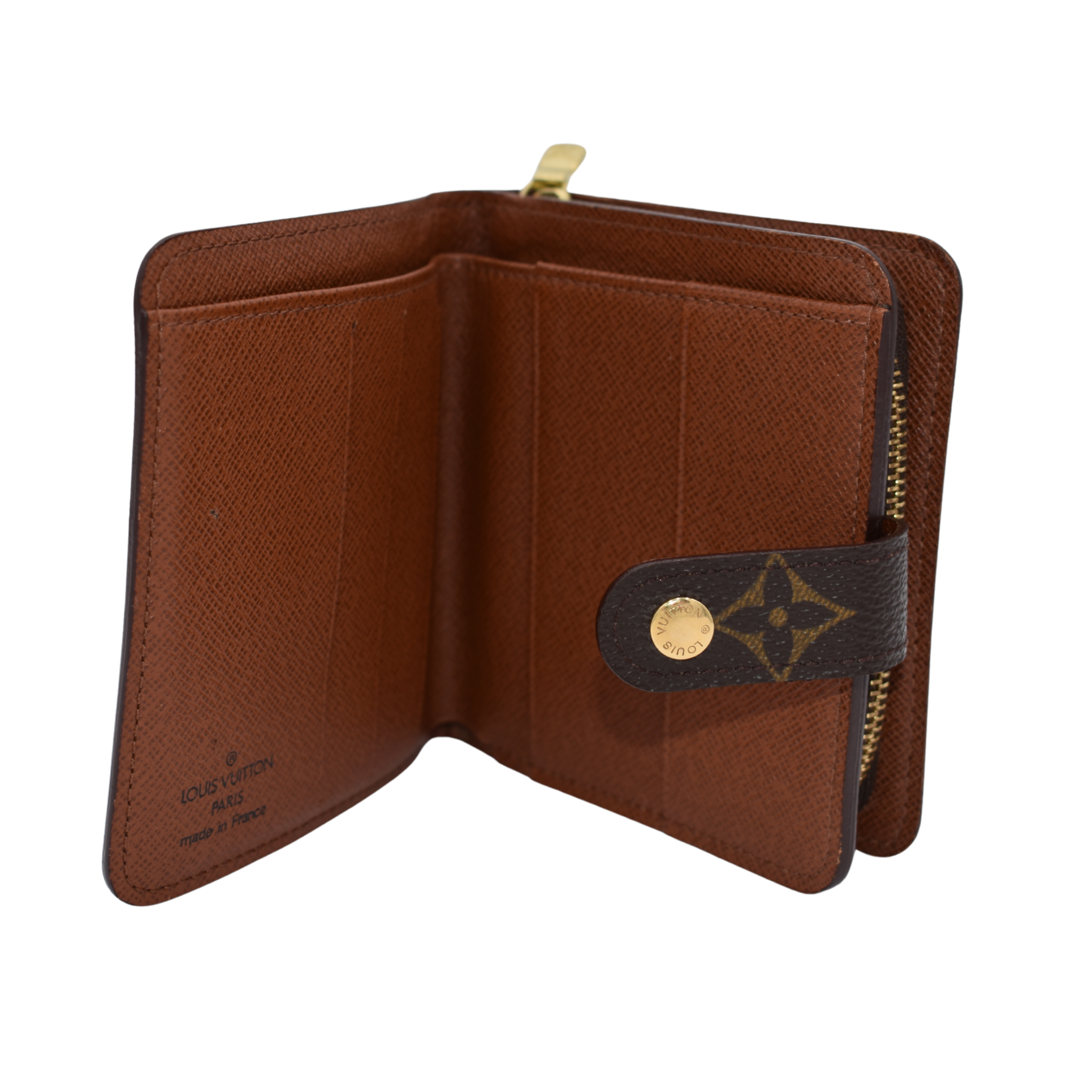 Monogram Compact Zipper Wallet