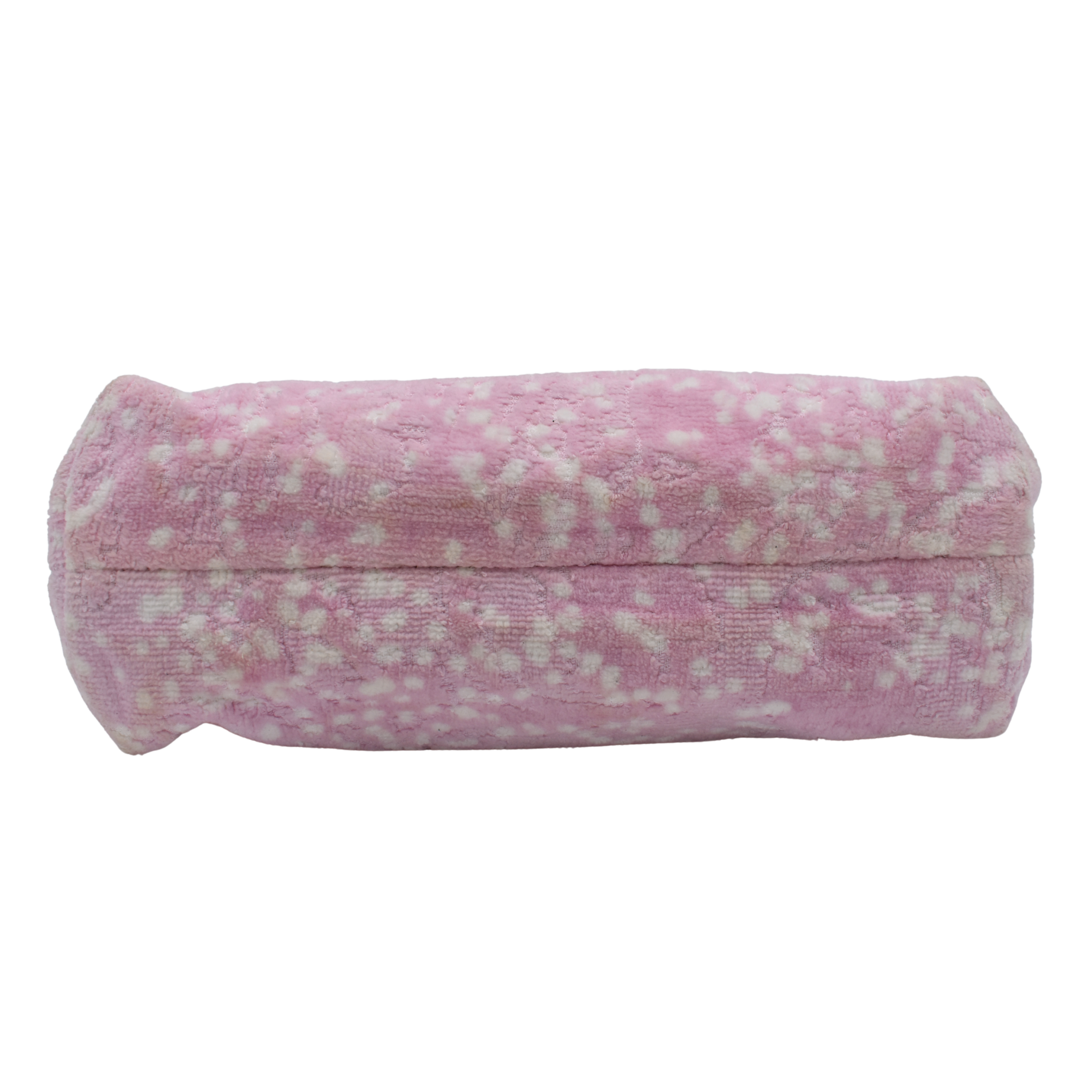 Pile Fabric Pink Pouch