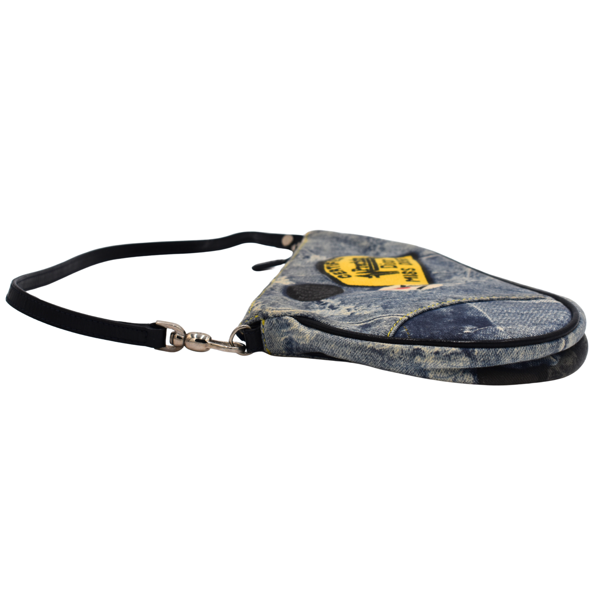 Denim Miss Diorella Saddle Bag