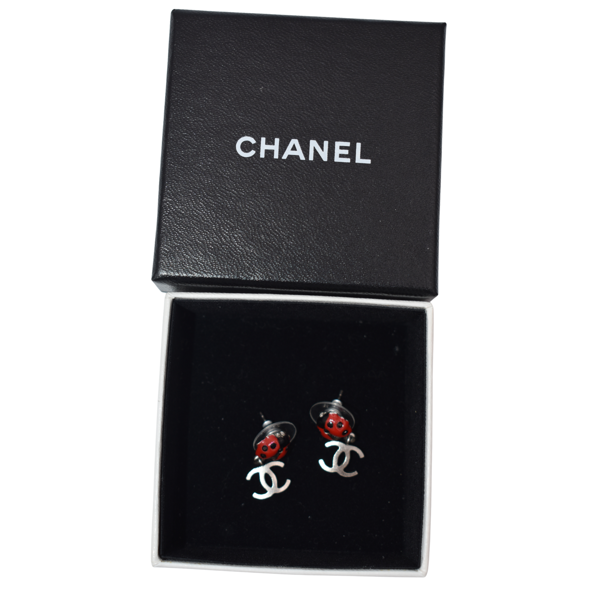 CC Logo Ladybug Earrings