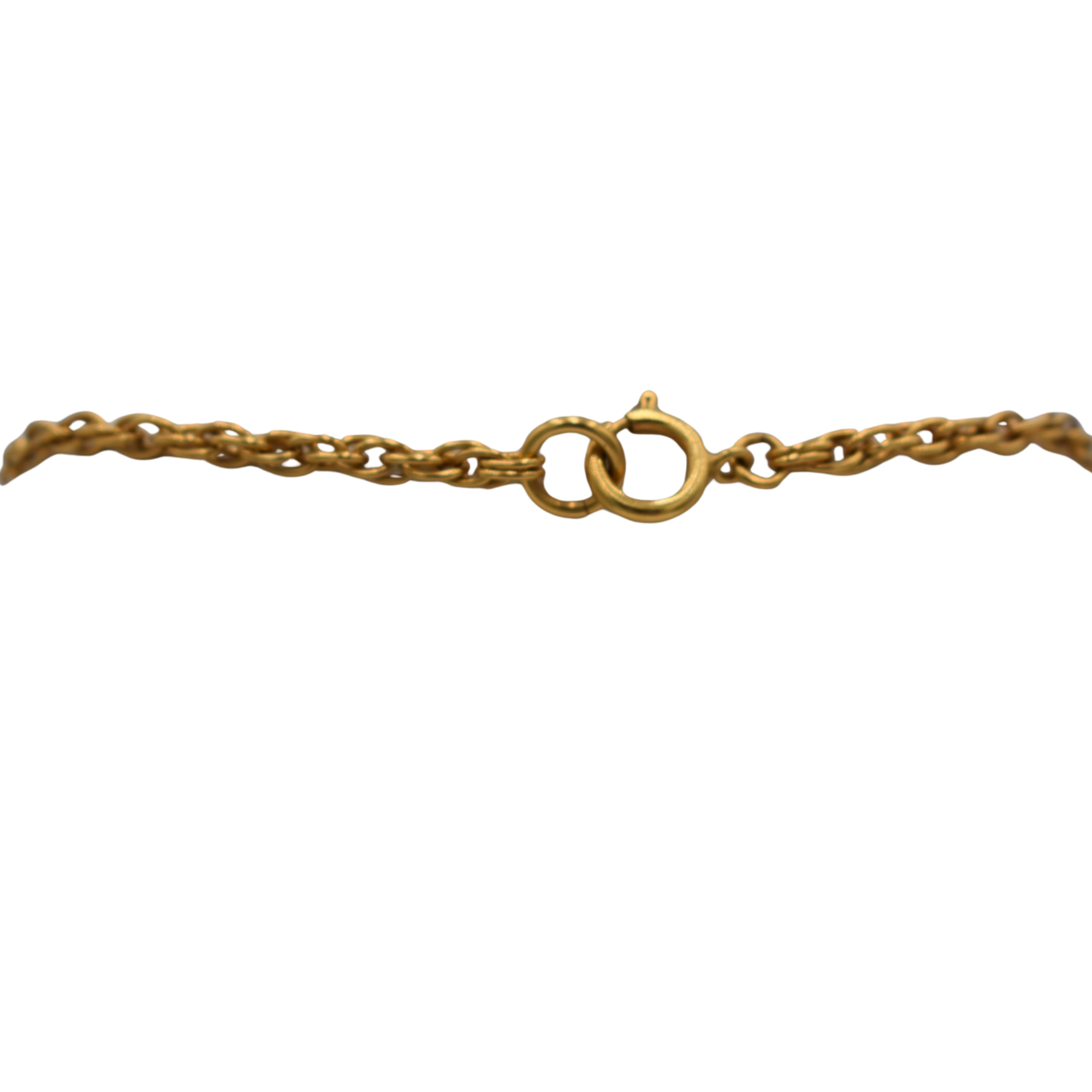 Matelasse Bag Motif Gold Plated Necklace