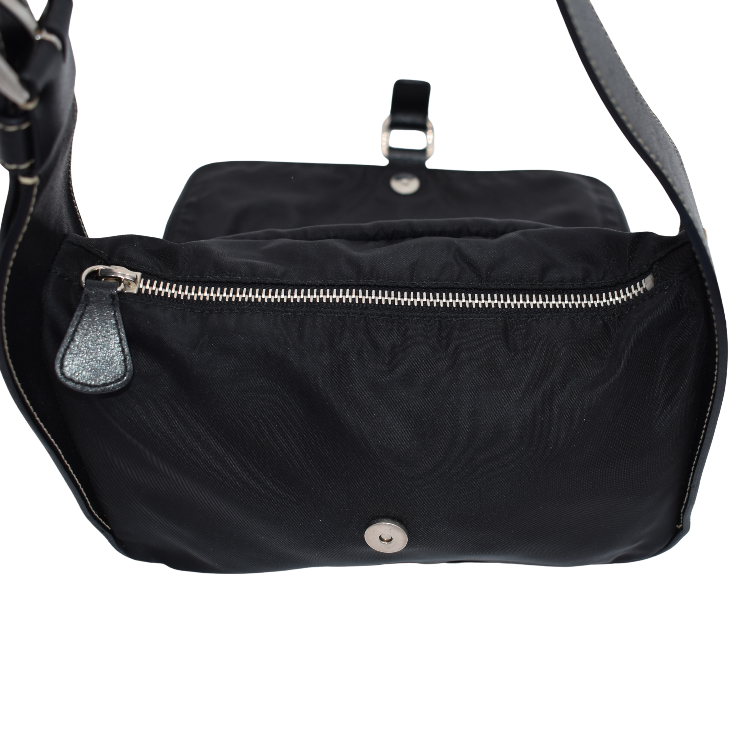 Black Nylon Shoulder Bag