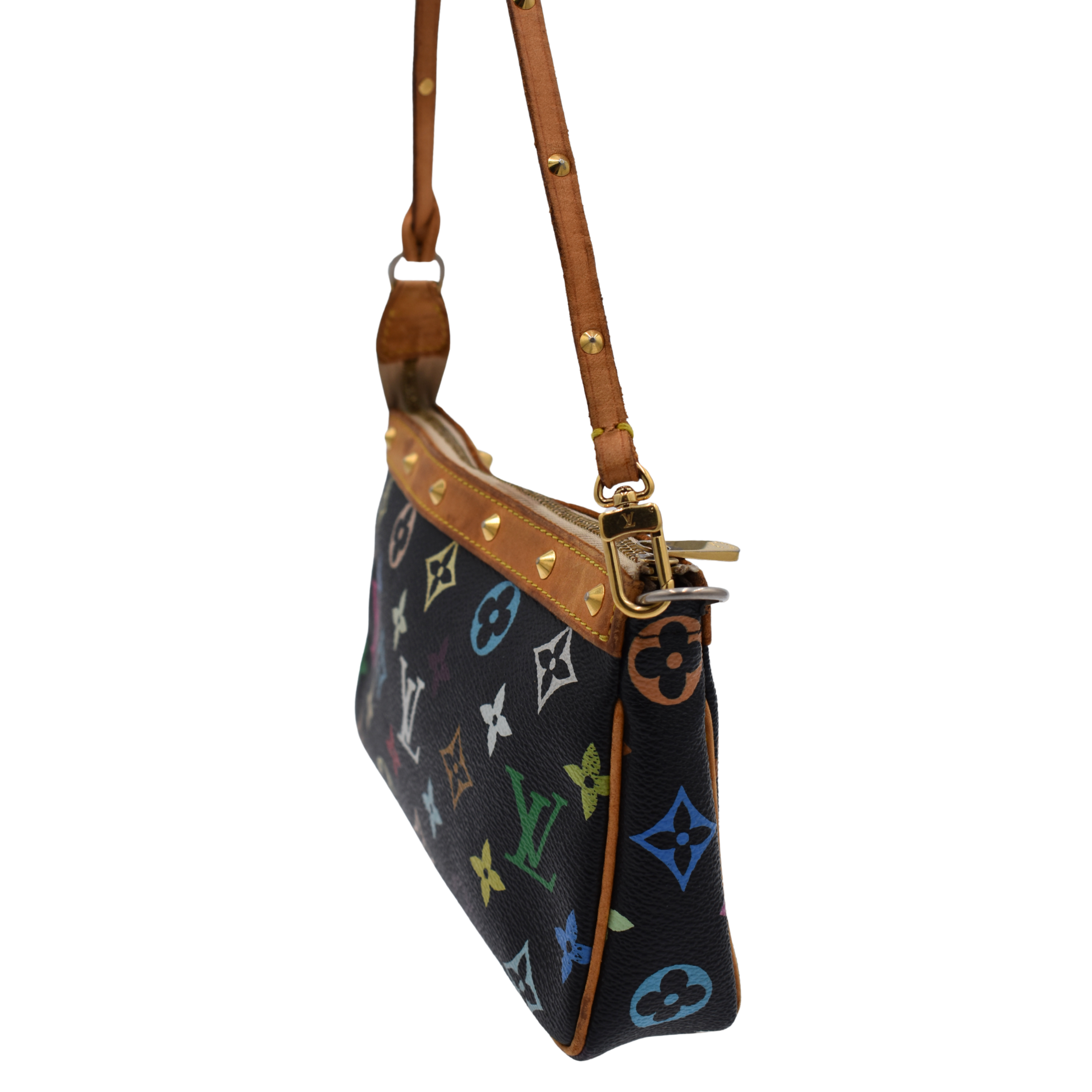 Black Multicolor Pochette