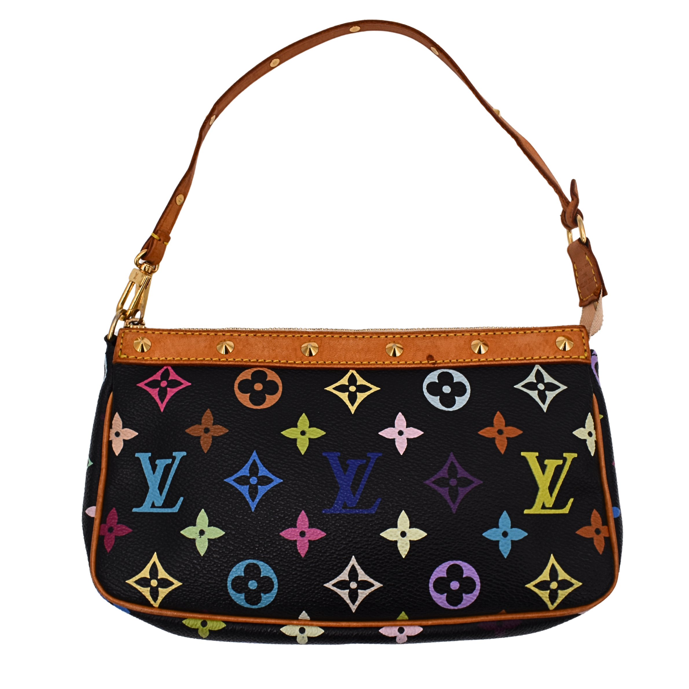 Black Multicolor Pochette