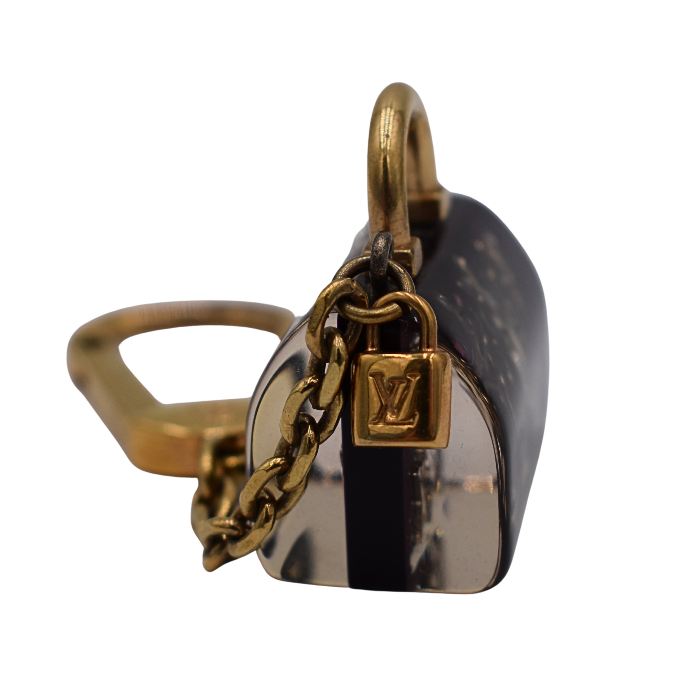 Purple Inclusion Speedy Bag Charm