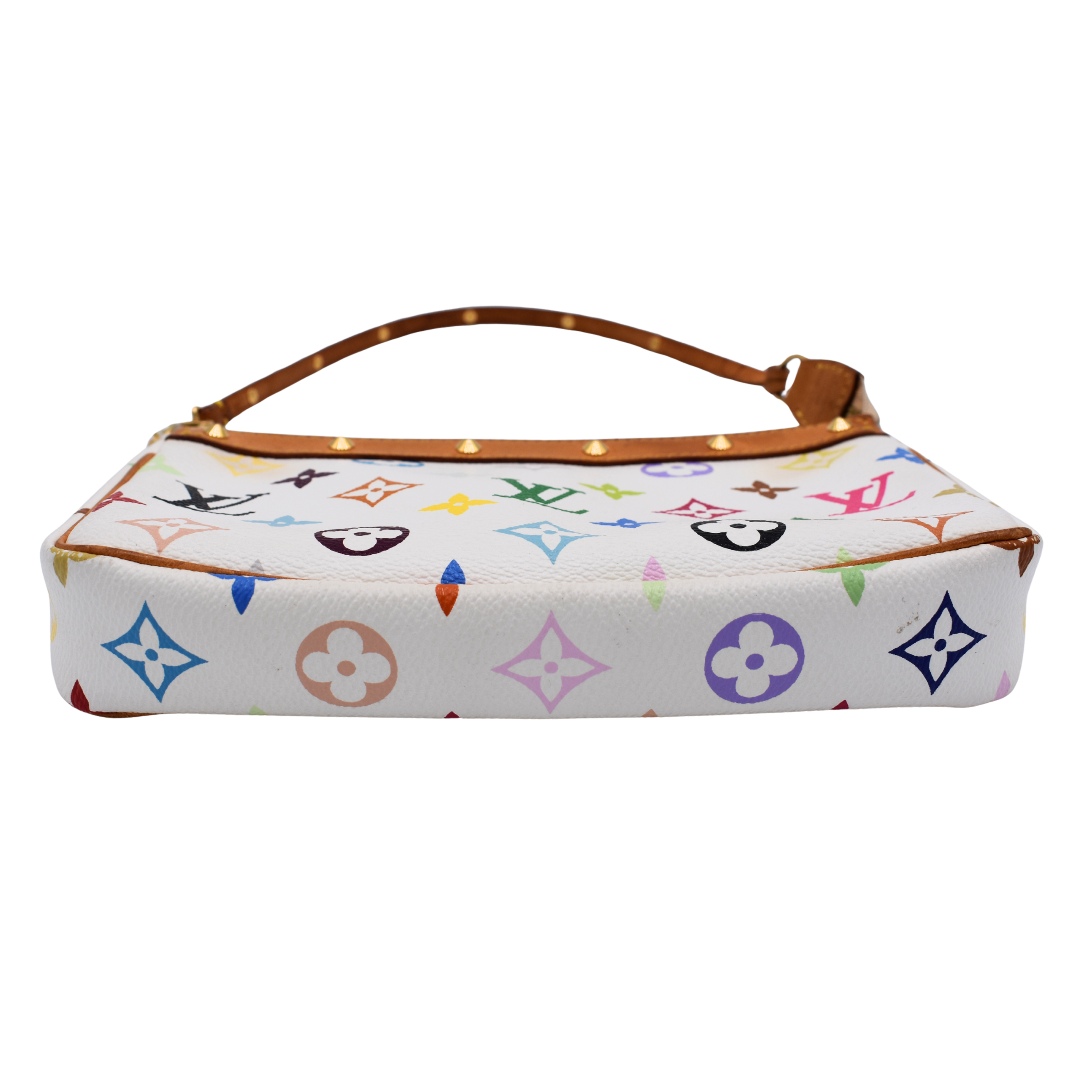 White Multicolor Pochette