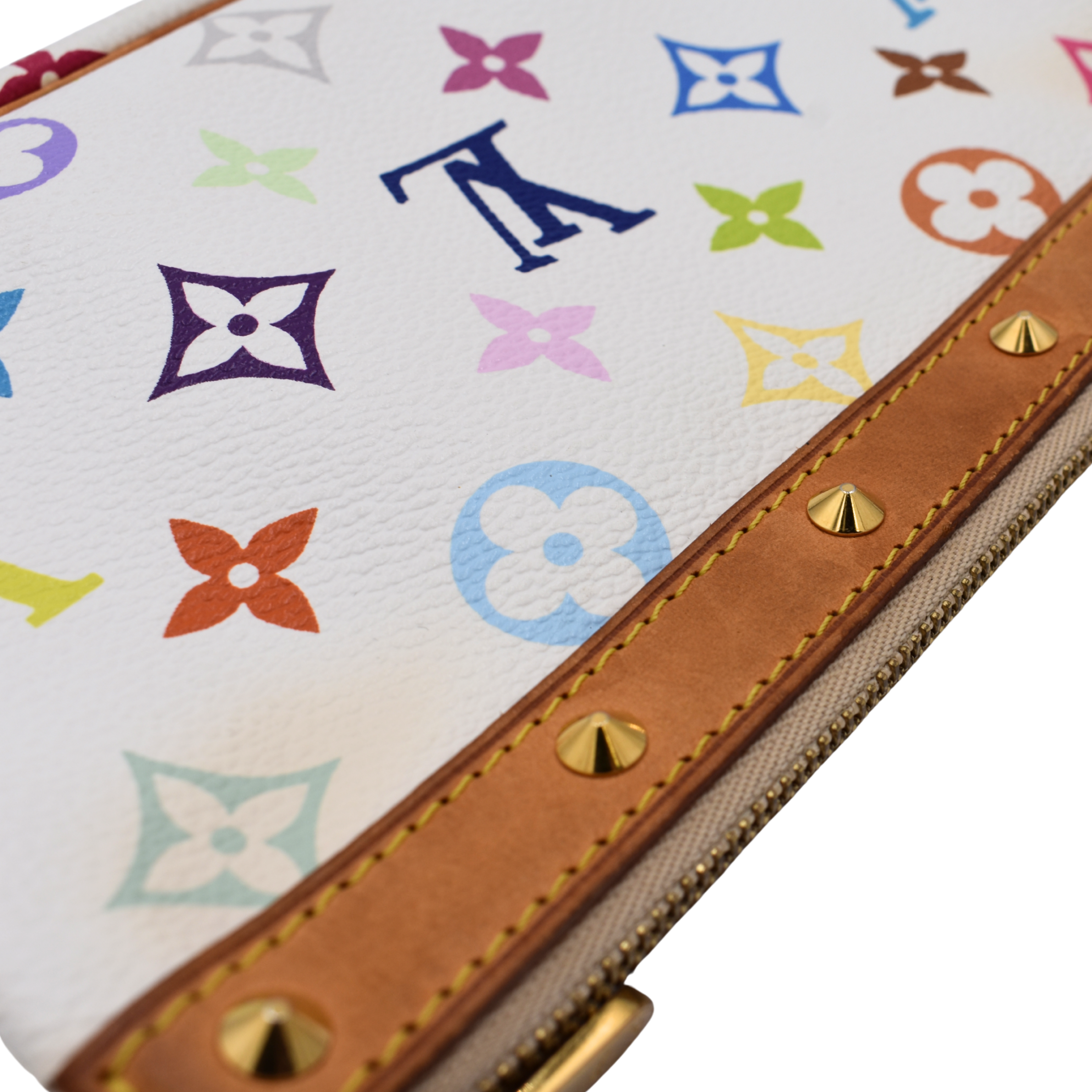 White Multicolor Pochette