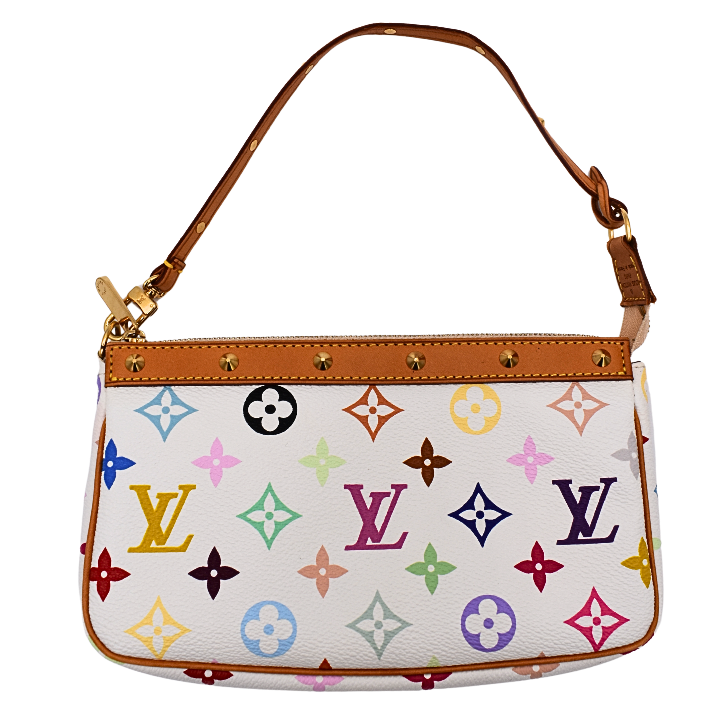 White Multicolor Pochette
