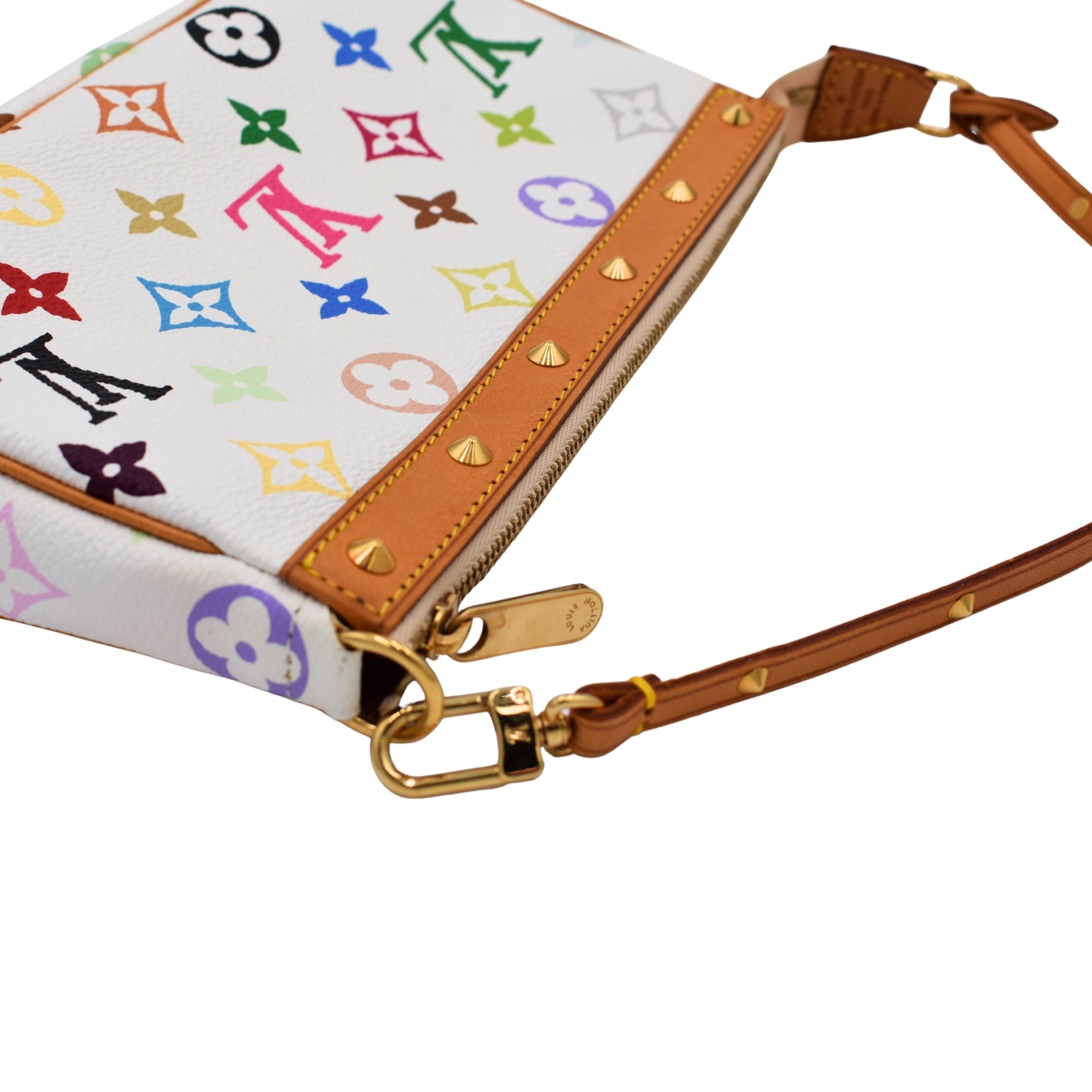 White Multicolor Pochette