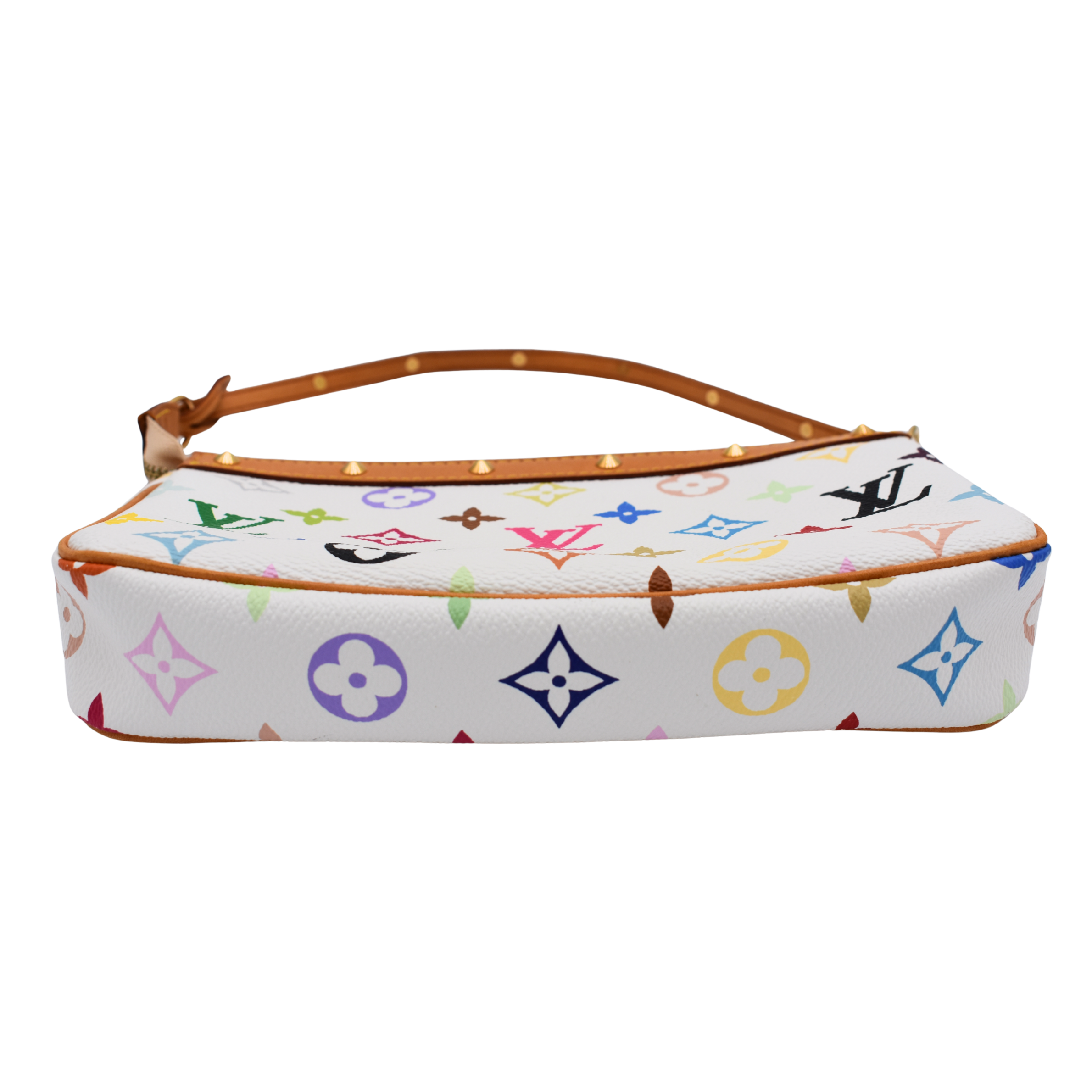 White Multicolor Pochette