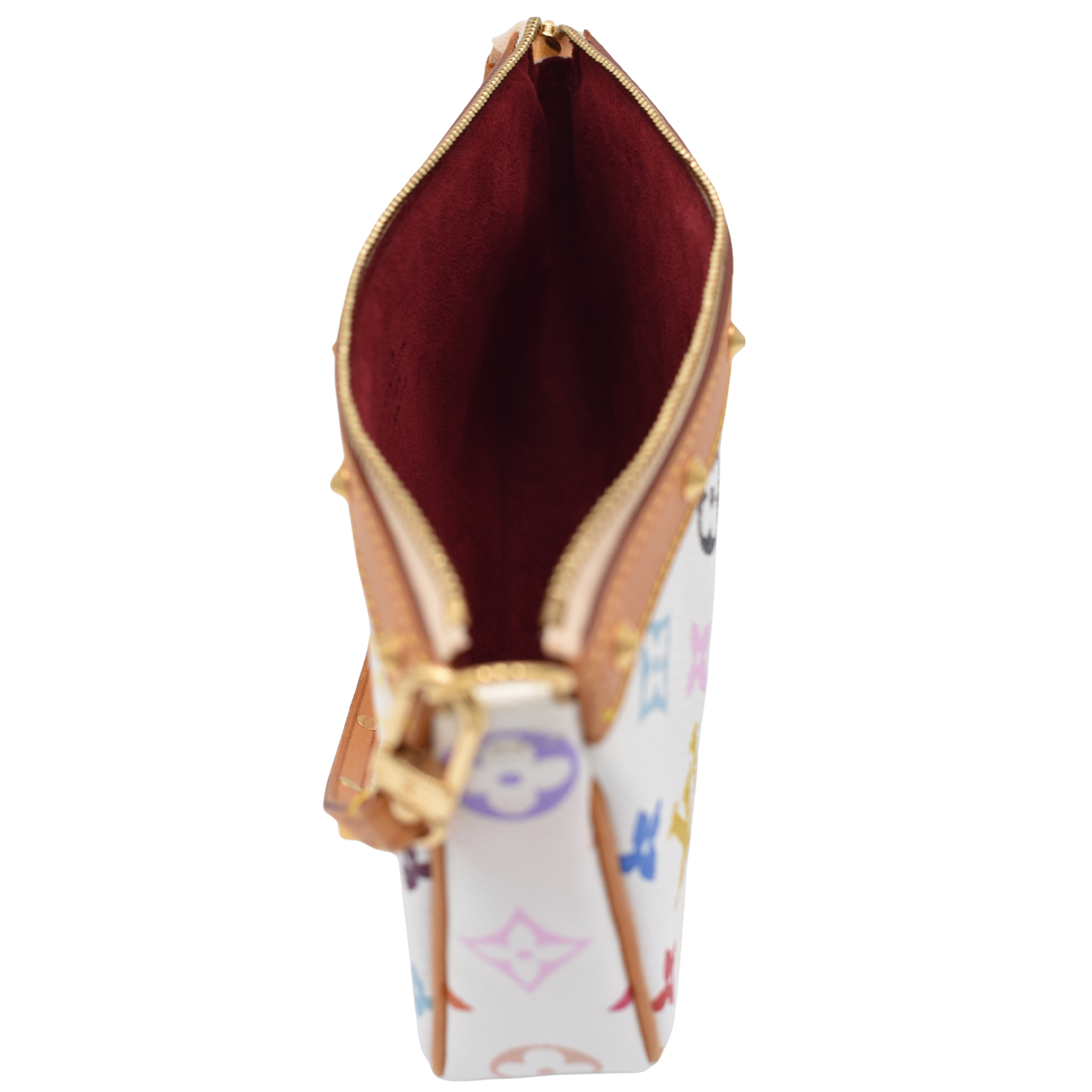 White Multicolor Pochette