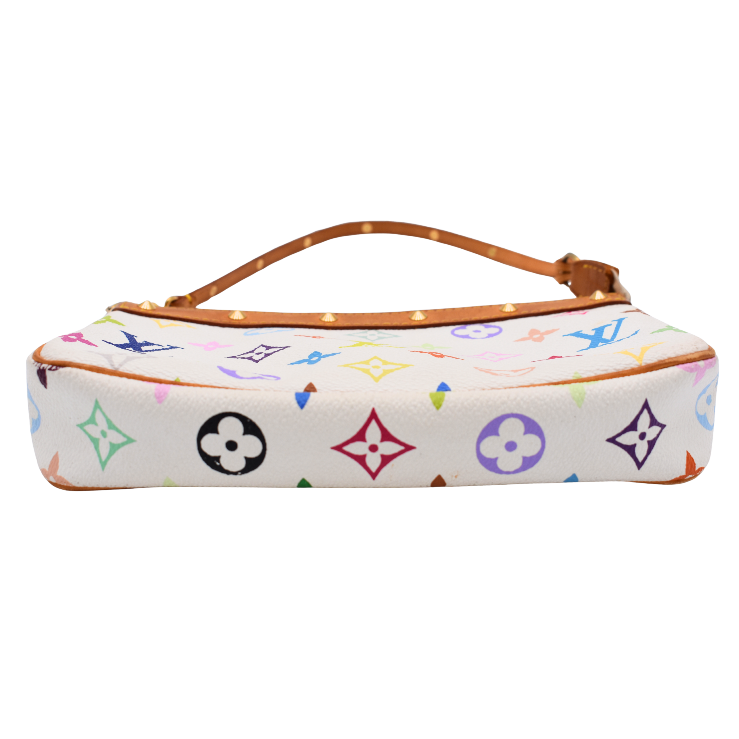 White Multicolor Pochette