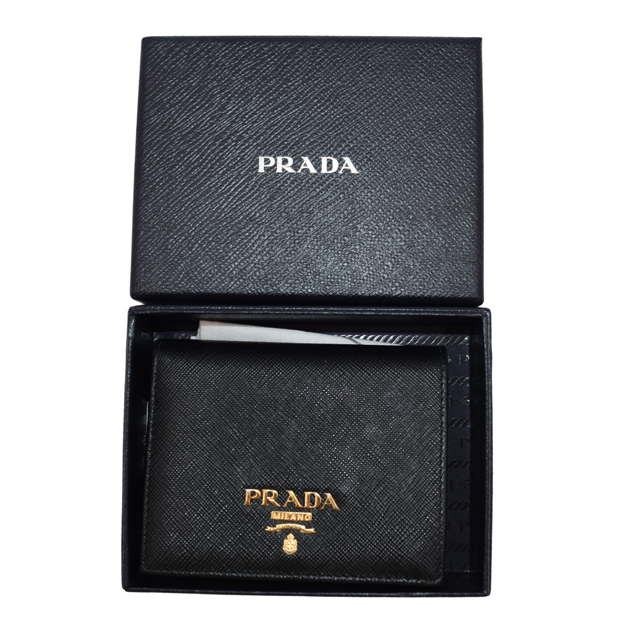 Saffiano Leather Compact Wallet