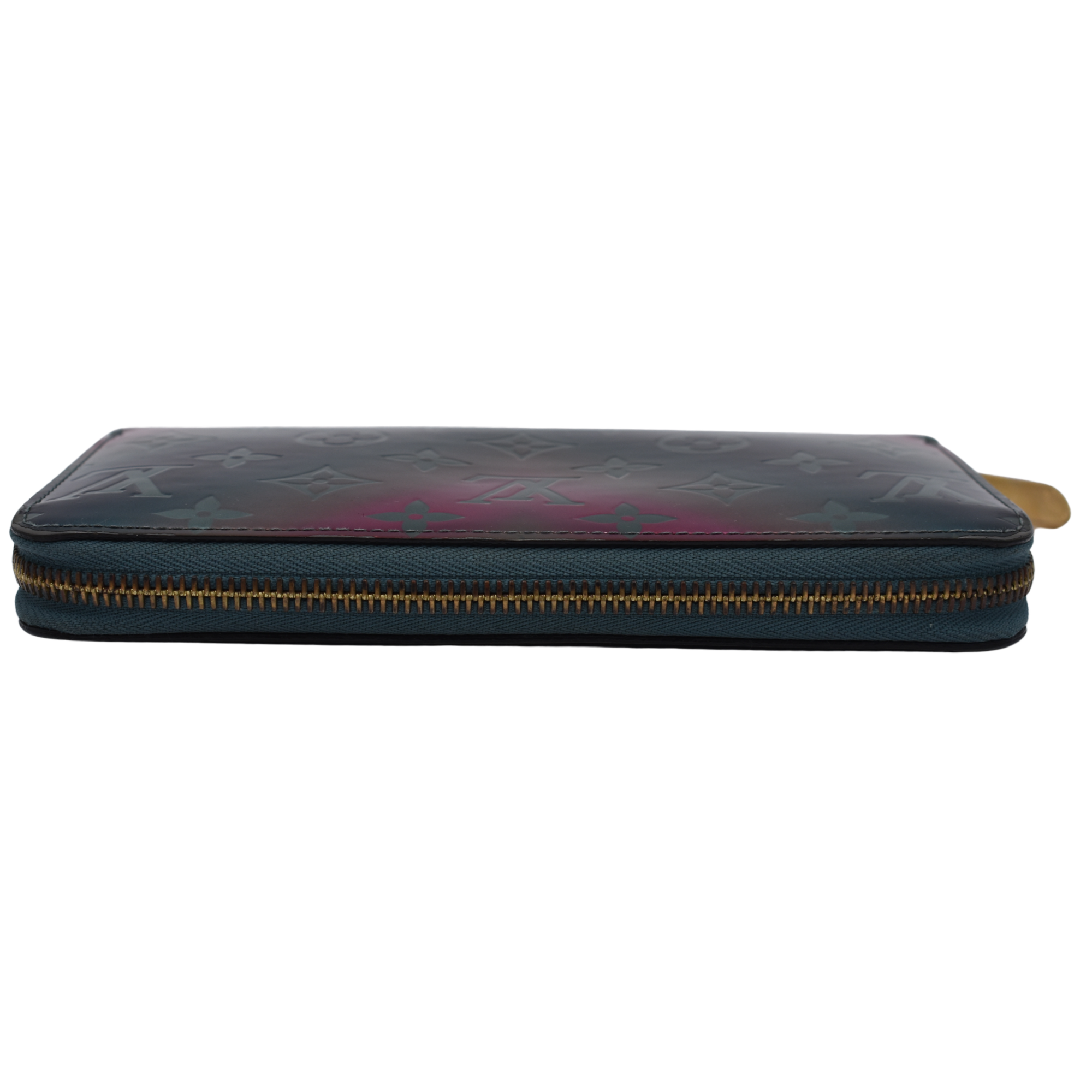 Metallic Vernis Blue/Pink Zippy Wallet