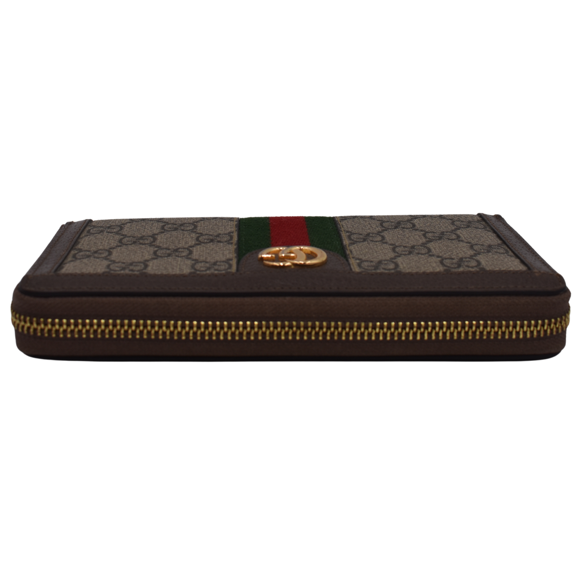 Ophidia Supreme Monogram Web Zip Wallet