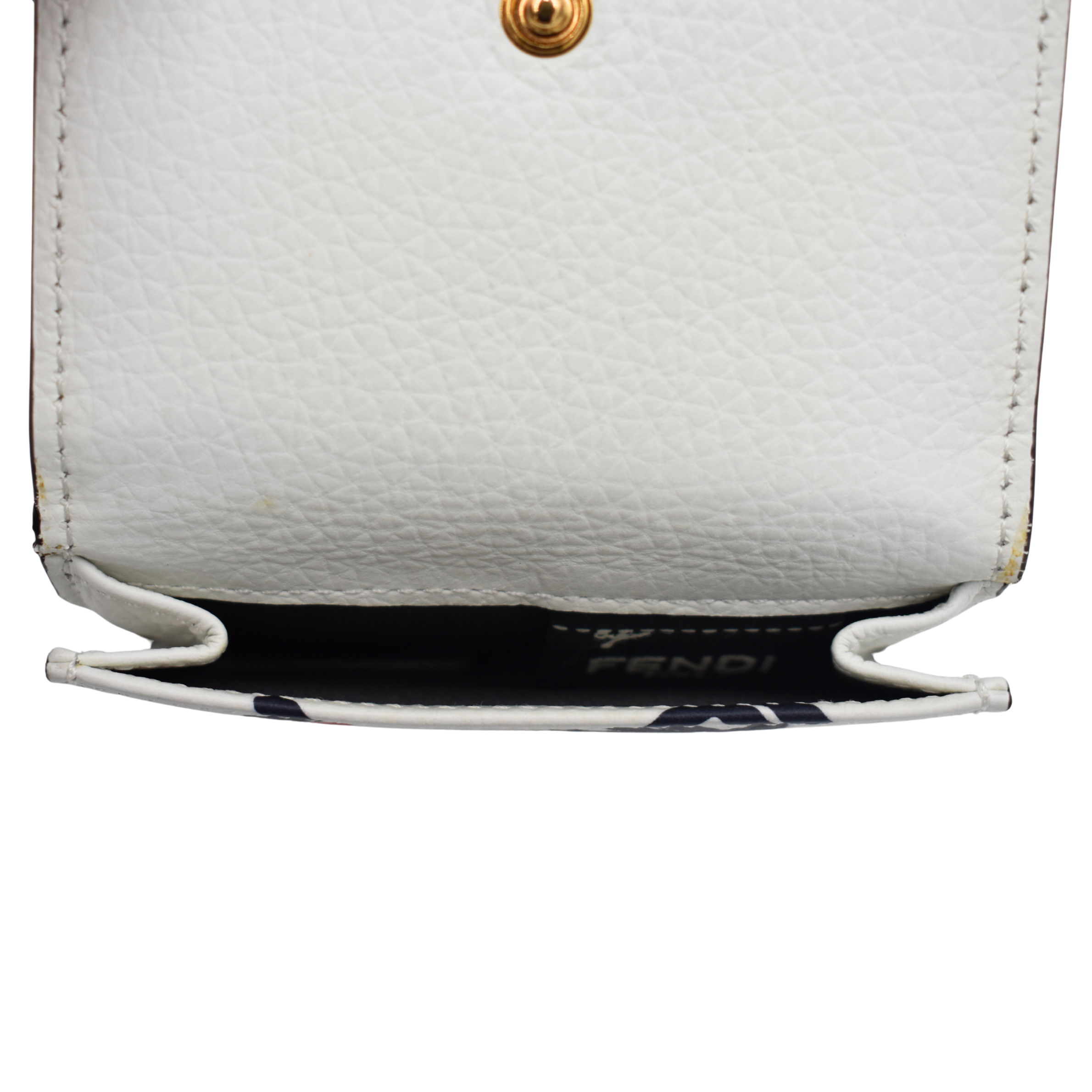 X Fila Mania Leather Trifold Wallet