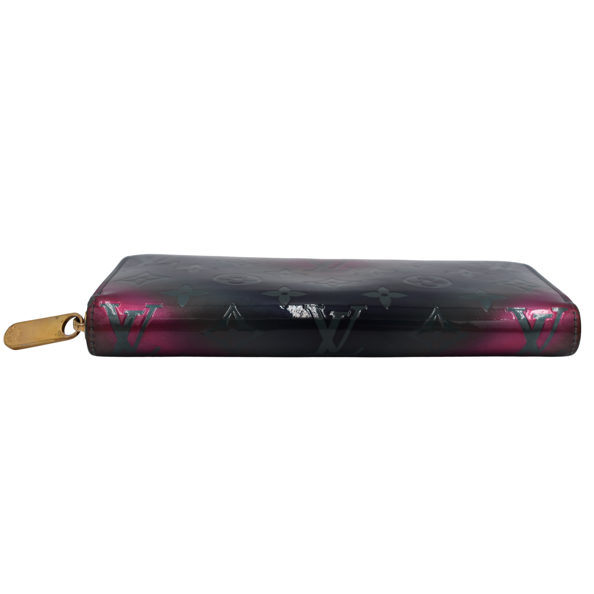 Metallic Vernis Blue/Pink Zippy Wallet