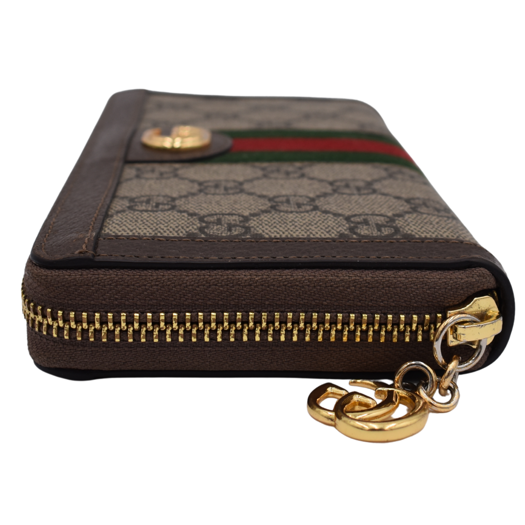 Ophidia Supreme Monogram Web Zip Wallet
