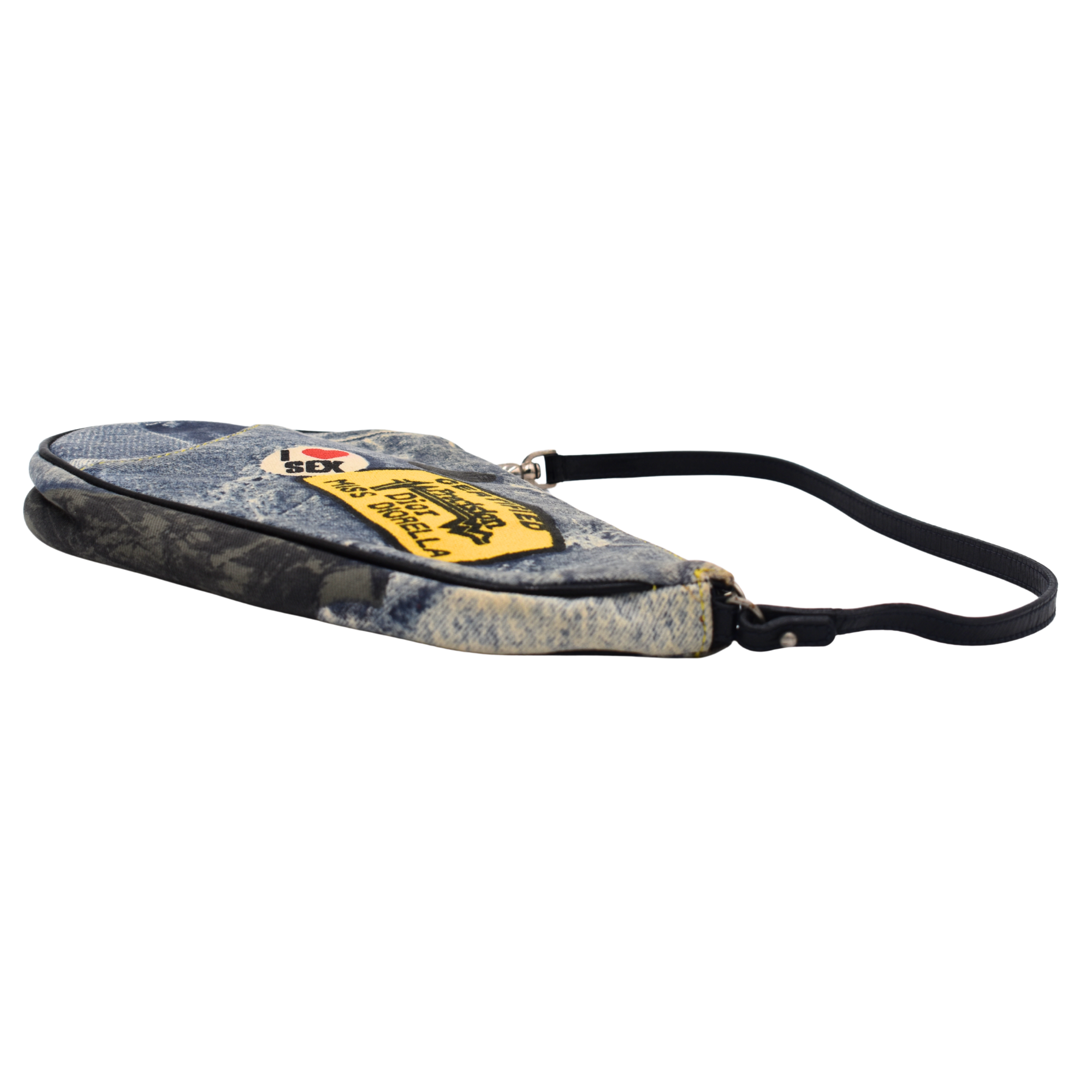 Denim Miss Diorella Saddle Bag