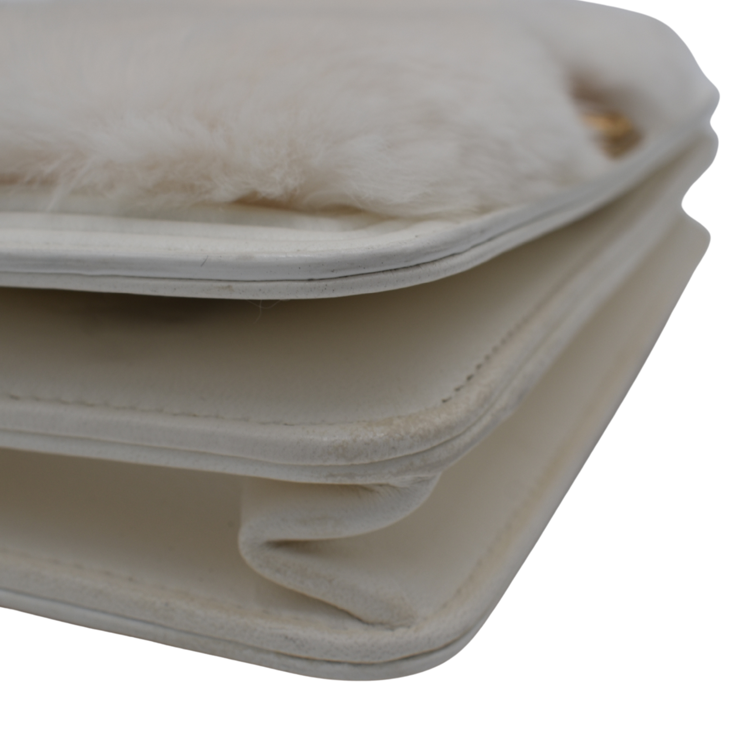 White Rabbit Fur Wallet on Chain