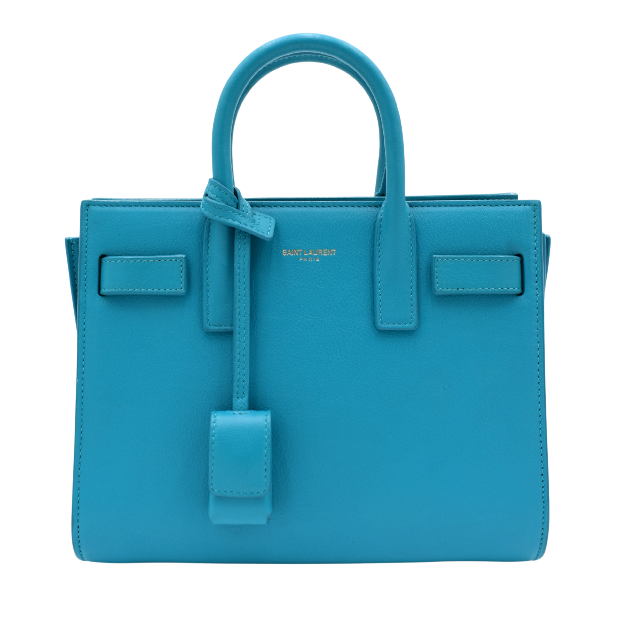 Turqoise Nano Sac Du Jour Tote