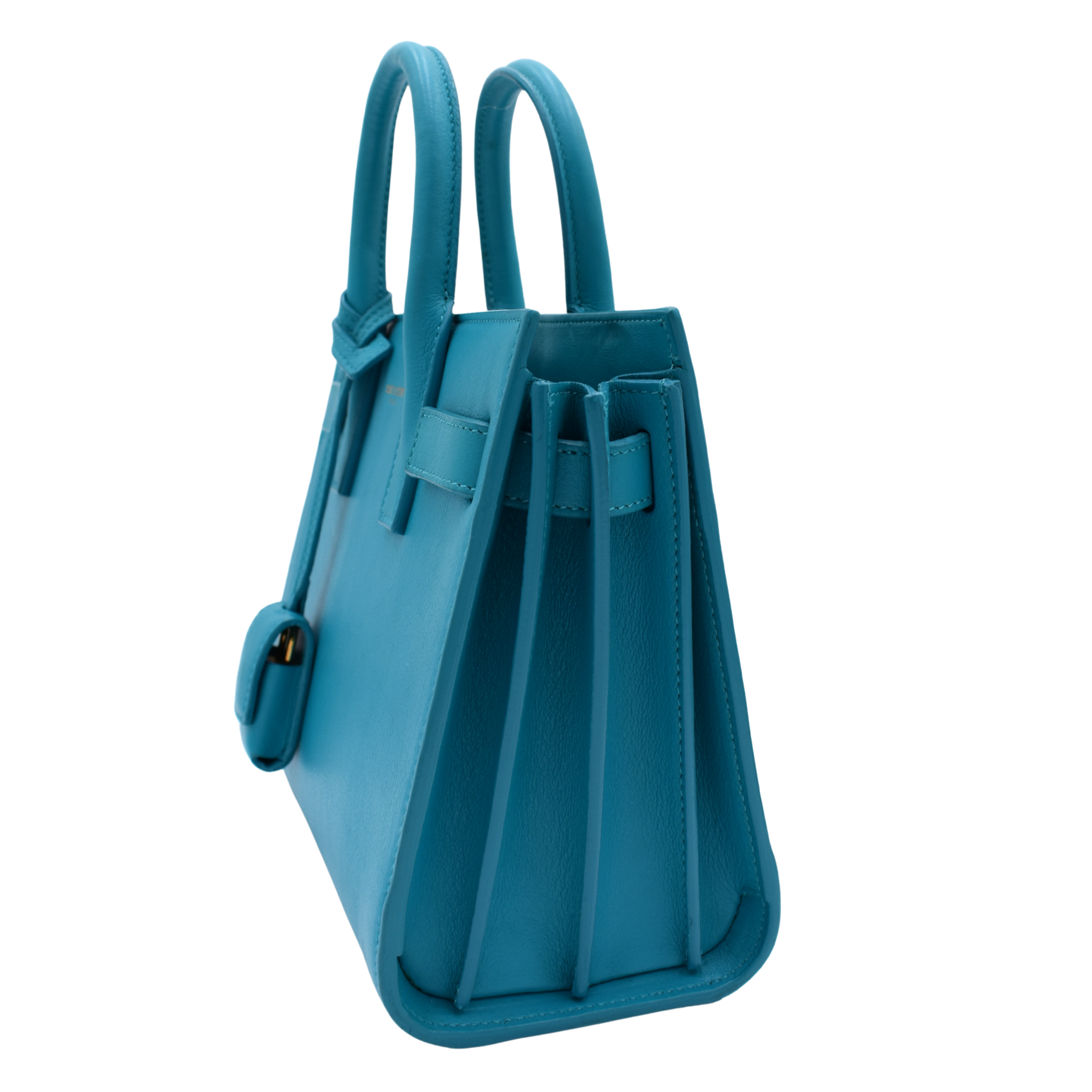 Turqoise Nano Sac Du Jour Tote