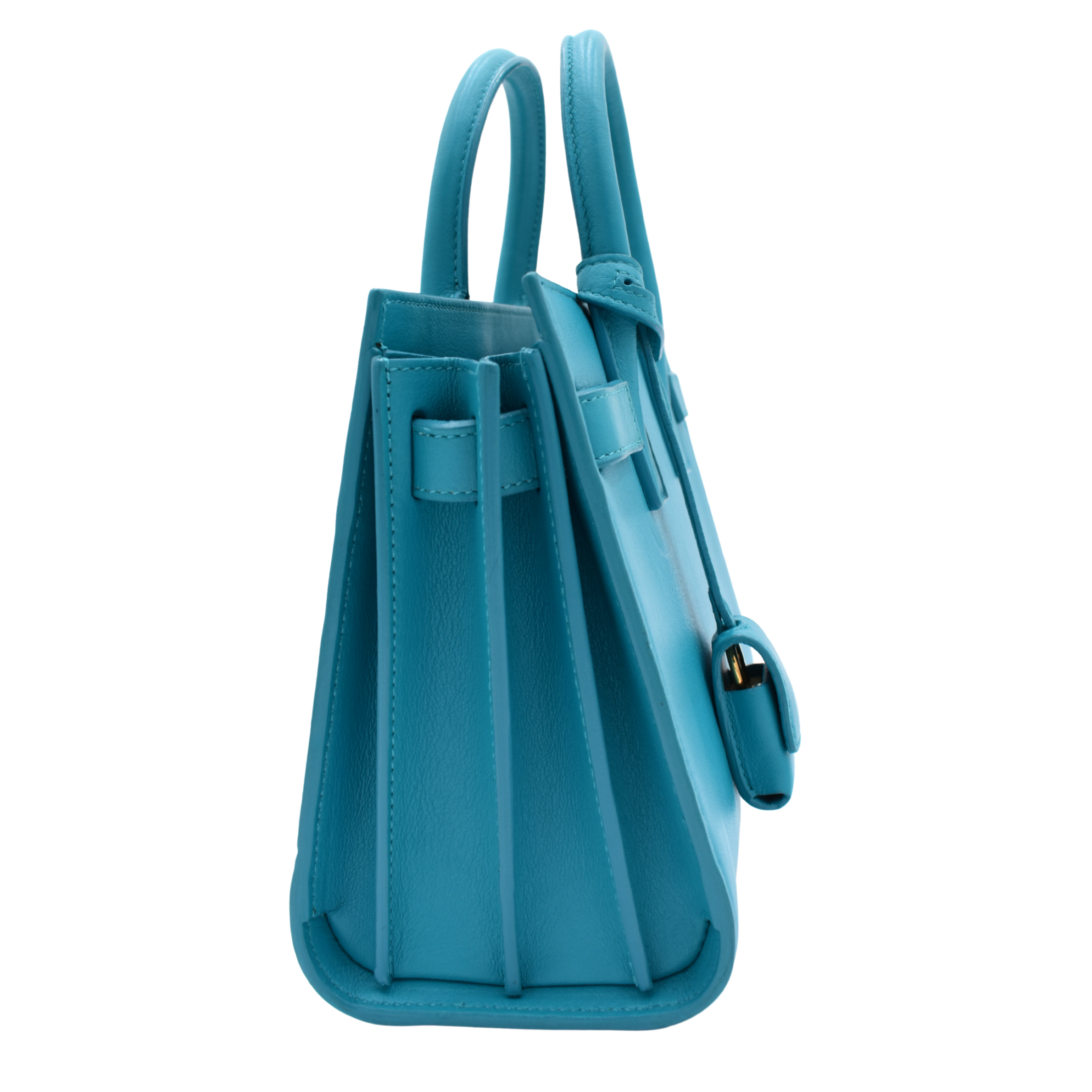 Turqoise Nano Sac Du Jour Tote