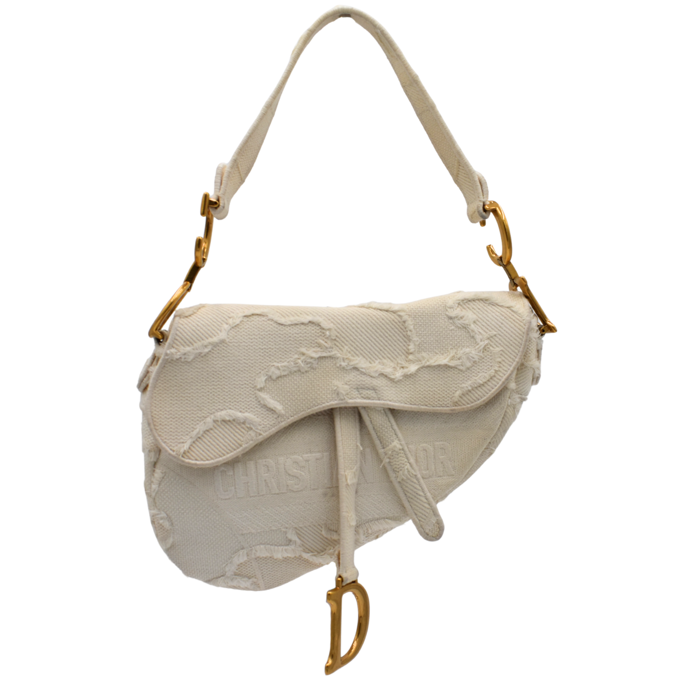 Saddle Bag Embroidered Canvas