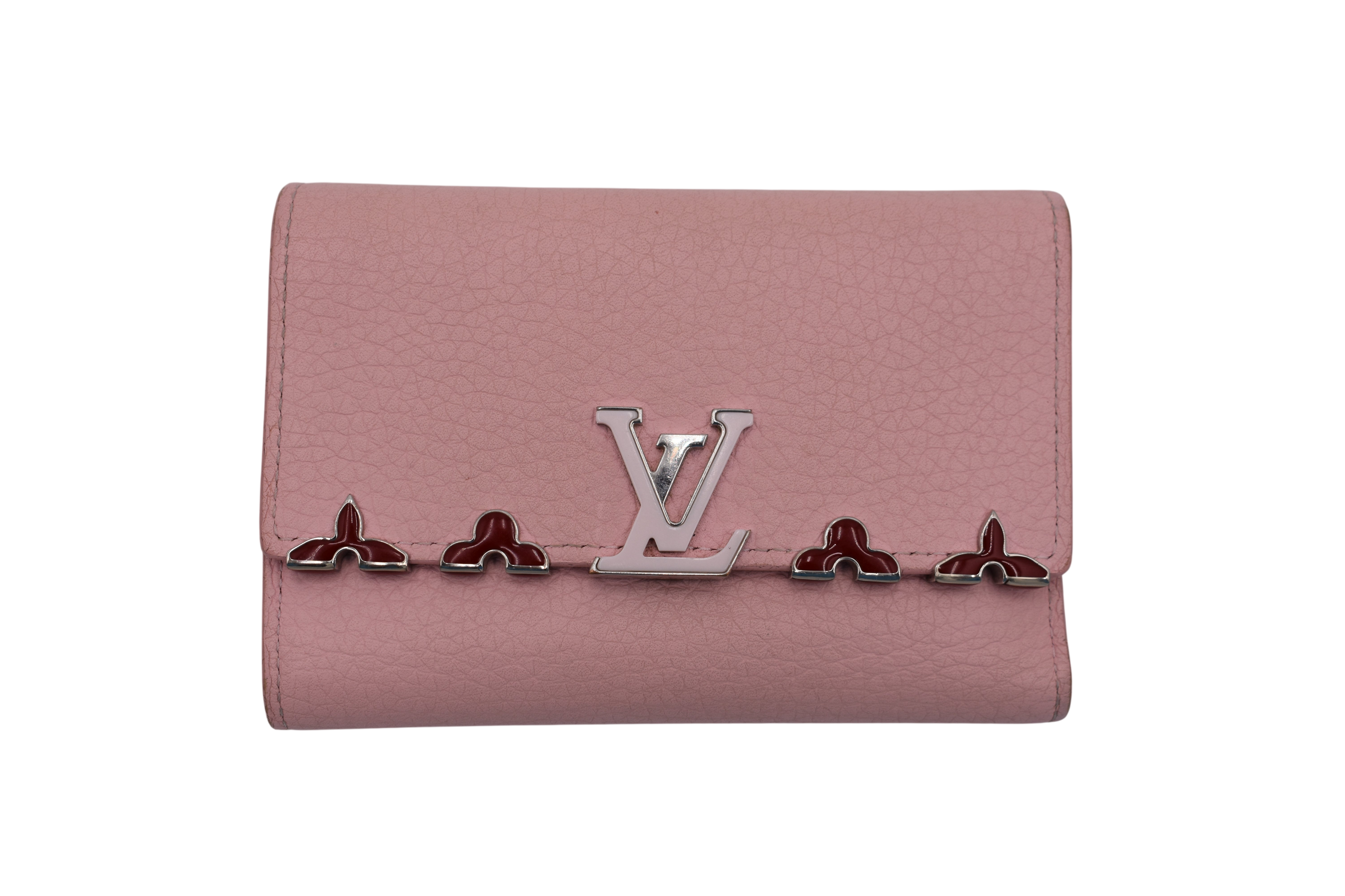 Pink Capucines Compact Wallet