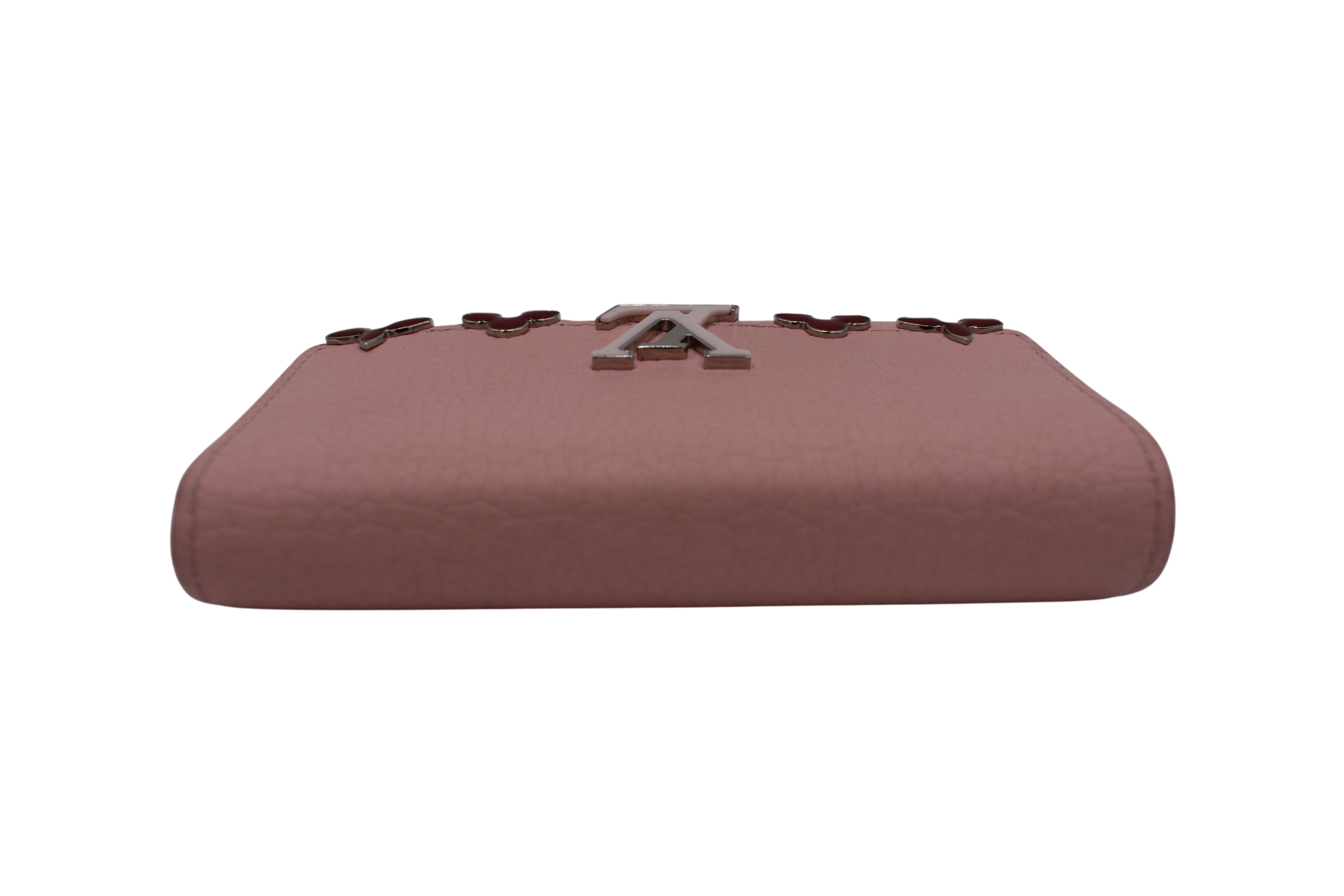 Pink Capucines Compact Wallet